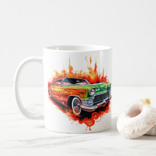 Vintage Auto Kaffeetasse