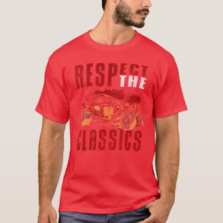 Vintage Auto legendär Old School Wertvolle Freunde T-Shirt