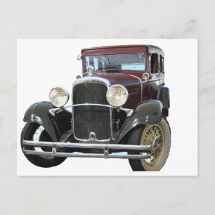 Vintage-Auto Postkarte