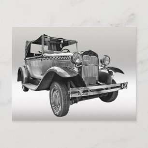 Vintage-Auto Postkarte