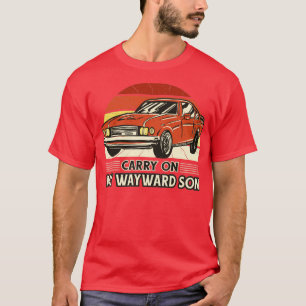 Vintage Auto Retro Sonnenuntergang T-Shirt