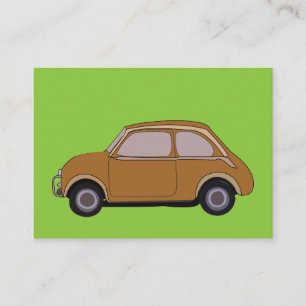 Vintage Auto Visitenkarte