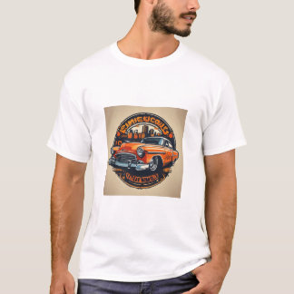 Vintage-Auto von Oddball Cow T-Shirt