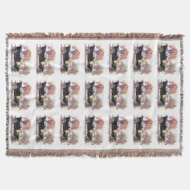 Vintage Auto werfen Decke (Vorderseite)