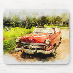 Vintage Automobil Mousepad