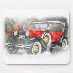 Vintage Automobil Mousepad