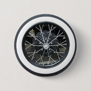 Vintage-Autoreifen Button