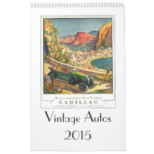 Vintage Autos 2015 Kalender