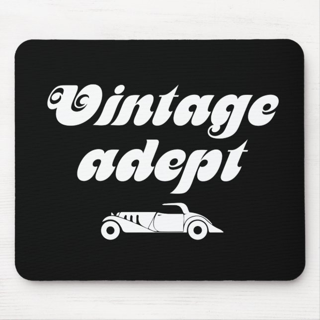 Vintage-Autos erfahren Mousepad (Vorne)
