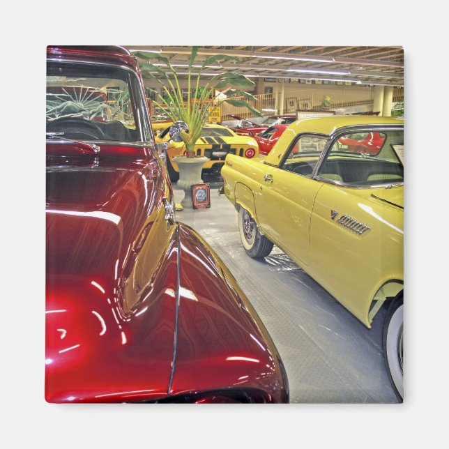 Vintage Autos in Tallahassee Automobilmuseum Magnet (Vorne)