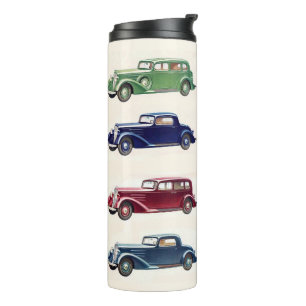 Vintage-Autos individuell gestalteter Tumbler Thermosbecher