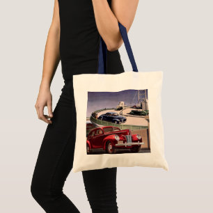 Vintage-Autos, Klassische-Limousinen-Straßenreise  Tragetasche