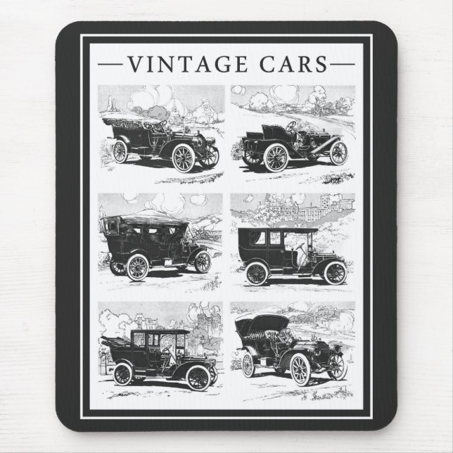 Vintage-Autos-Mauspad Mousepad (Vorne)