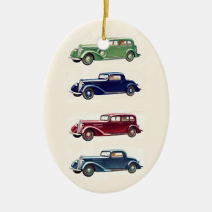 Vintage-Autos Ornamente