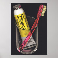 Vintage Avant-Garde-Plakatwerbung