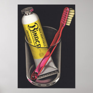 Vintage Avant-Garde-Plakatwerbung Poster