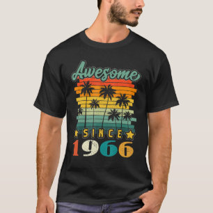 Vintage Awesome Seit 1966 57. Geburtstag 57 Jahre T-Shirt