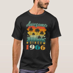 Vintage Awesome Seit 1966 57. Geburtstag 57 Jahre T-Shirt