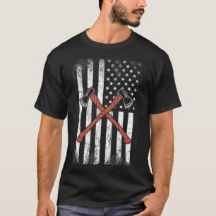 Vintage Ax vernichtend beängstigende amerikanische T-Shirt
