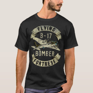 Vintage B17 Bomber WW2 Flugzeug Aviation Airplane  T-Shirt