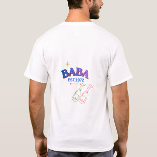 Vintage Baba Est. 1972 Vatertags-T-Shirt T-Shirt