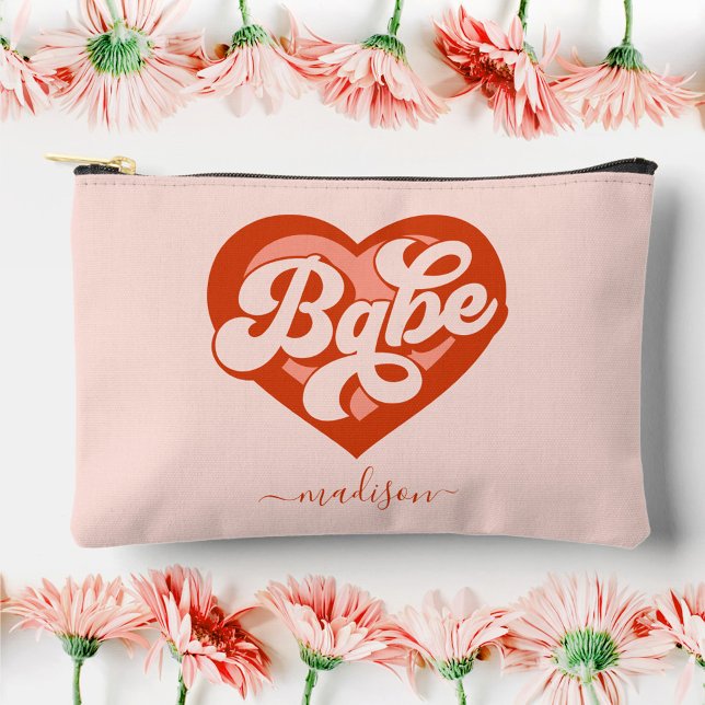 Vintage Babe-Braut als Mädchenstamm Zubehörtasche (Von Creator hochgeladen)