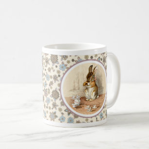 Vintage Baby Bunny Ostergeschenk Kaffeetasse