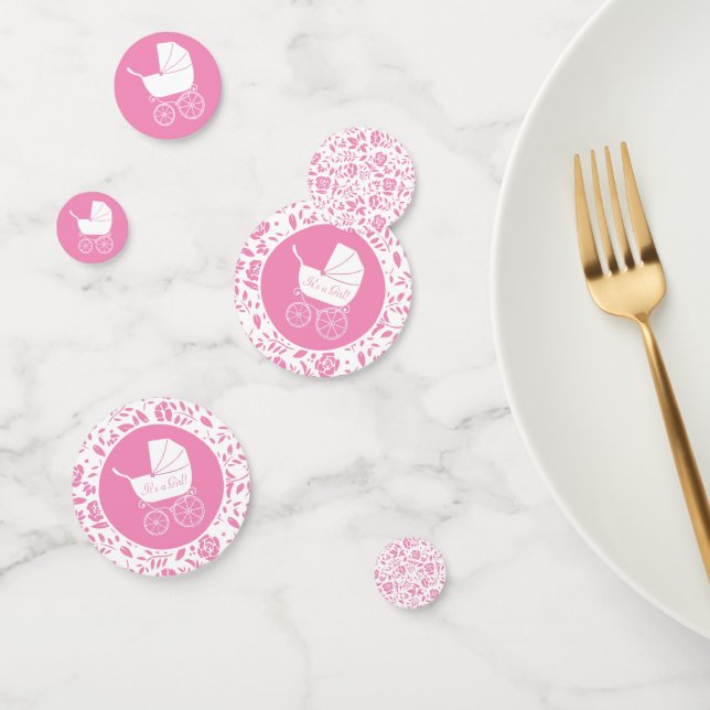 Vintage Baby Carriage Dusche schön Konfetti (Gruppe)