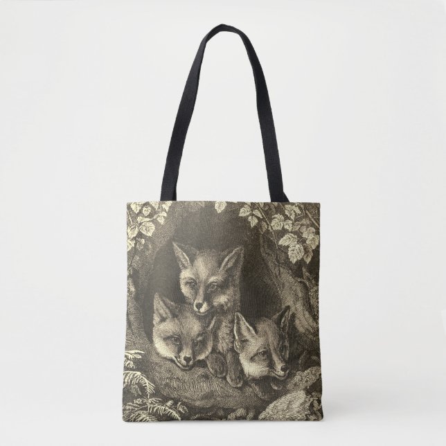 Vintage-Baby-Fuchs-Waldland (Vorderseite)