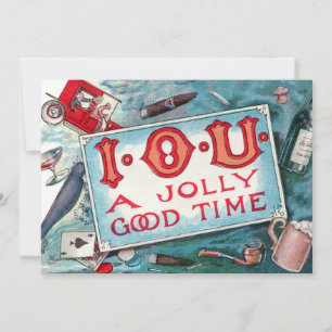 Vintage-Baby-Party für Männer! Eine Dadchelor-Part Einladung