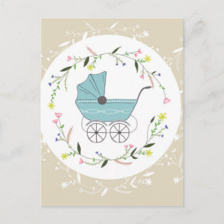 Vintage Baby Postkarte