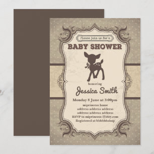 Vintage BABY SHOWER Einladung - Toyota