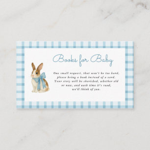 Vintage Babybücher für Baby Shower mit Bunny Boy T Begleitkarte
