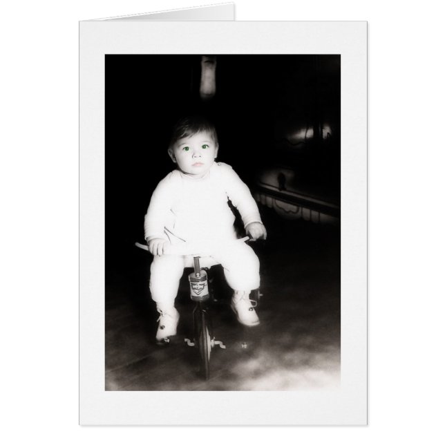 Vintage Babykarte (Vorne)