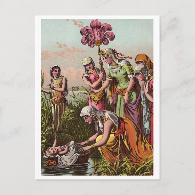 Vintage Babymaus Postkarte (Vorderseite)