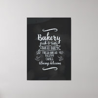 Vintage Bäckerei Brotkartentafel