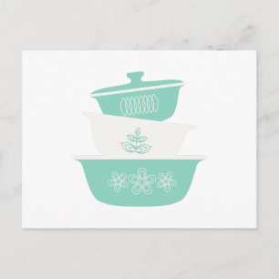 Vintage Backware Postkarte