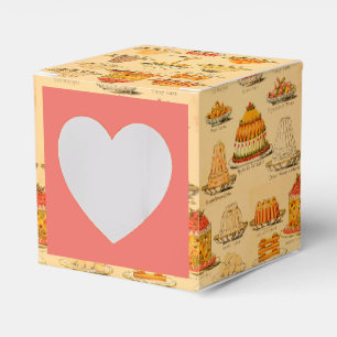 Vintage-Backwaren-Geschenkbox Geschenkschachtel