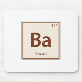 Vintage-BACON-Periodensystem Mousepad