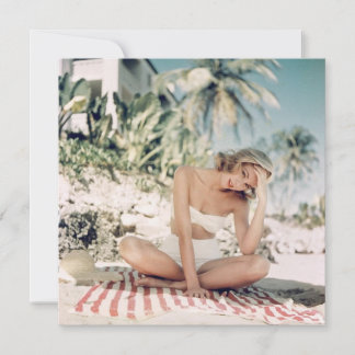 Vintage "Badebekleidung" Flachbildschirm