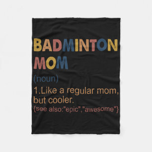Vintage Badminton Mama Definition Badminton Mama f Fleecedecke