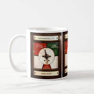 VINTAGE-BAHNHÖFE KAFFEETASSE