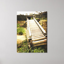 Vintage Bahnwandkunst Leinwanddruck