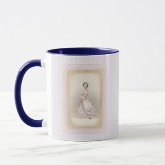 Vintage-Ballerina Soft Lilac-Kaffeetasse Tasse