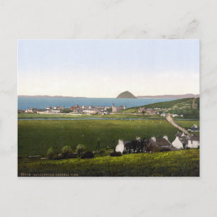 Vintage-Ballintrae-Landschaft, 1905 Schottland Postkarte