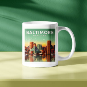 Vintage Baltimore Maryland Kaffeetasse