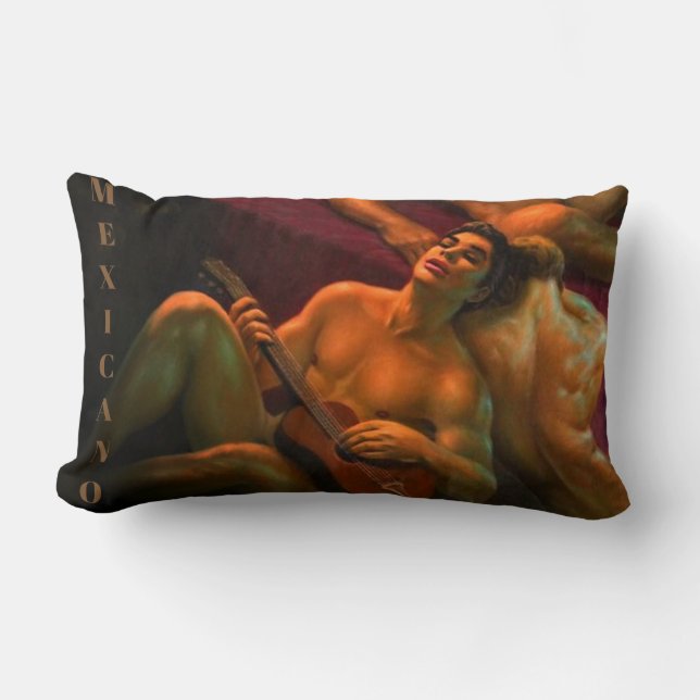 Vintage Bandit - Mexicano Lumbar Kissen (Vorderseite)