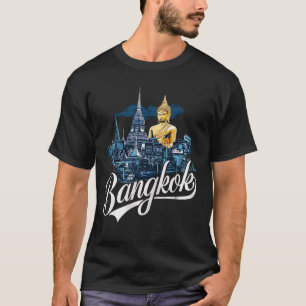 Vintage Bangkok Stadt Thailand Asien Kultur Souven T-Shirt