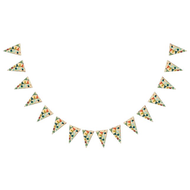 Vintage Banneraufhängung bei Feiern Wimpelkette (Alle)