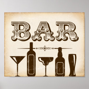 Vintage BAR Poster